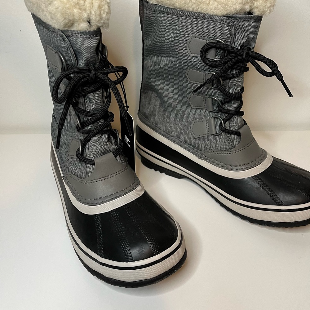 Sorel Winter Carnival Gray Boots‎ Women's Size 7,5 NWT